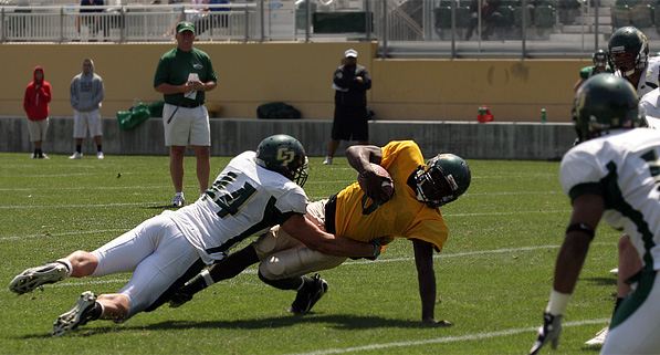 Football Defensive Lineman